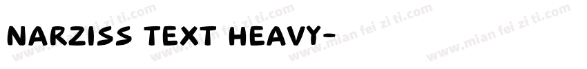 Narziss Text Heavy字体转换